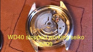 Seiko 6309 damaged by WD40 service part 1 [upl. by Seema267]