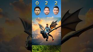 Who rides a Toothless dragon Neymar 😯vs Messi 😎vs Ronaldo 🥸 [upl. by Aluino377]