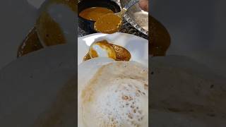 Appam egg curry breakfast foodspotting trivandrumfoodies [upl. by Nirehtak]