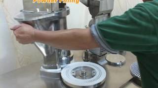 KDF2H Semi Automatic Capsule Filling Machine  半自動膠囊充填機水平式  Capsule Filler  TAIWAN [upl. by Yeoj299]