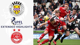 St Mirren vs Aberdeen Extended Highlights  SPFL  CBS Sports Golazo [upl. by Assecnirp]