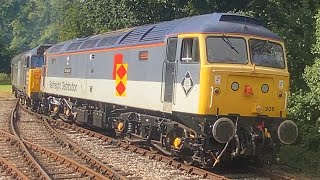 50008 and 47306 at Bodmin Parkway [upl. by Brunhilde]