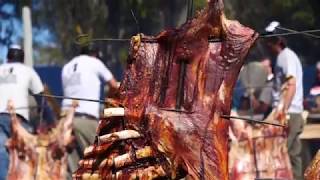 Fiesta Nacional del Asado en Cholila Chubut  Patagonia Argentina [upl. by Trixi]