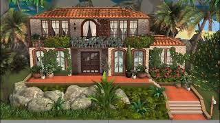 Villa Tartosa  The Sims 2 Building  Custom Content [upl. by Ardeha]