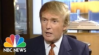 1998 Donald Trump Comments On Bill Clinton And The Lewinsky Scandal  NBC News [upl. by Llehcram]