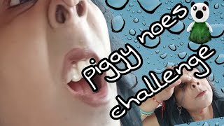 quotFrom Cute to Crazy The Piggy Nose Challenge on zoom cameraquot [upl. by Novelc452]