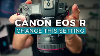 Change This One Setting For better Sound Canon EOS R [upl. by Analram321]