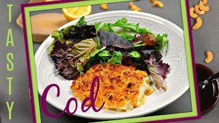 TASTY ATLANTIC COD RECIPE  HOW TO COOK COD IN THE OVEN [upl. by Gabrielson]