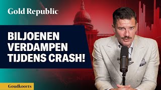 Biljoenen VERDAMPEN tijdens HISTORISCHE beurs CRASH  RECESSIE aanstaande  GK 230 [upl. by Alverta972]