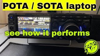 Ham Radio Operators small laptop perfect for ham radio field operations pota sota and more [upl. by Euqinad]