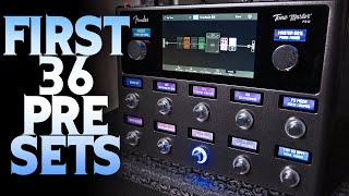 Fender Tone Master Pro  first 36 presets no talking [upl. by Anela]