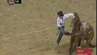 Tie Down Roping  2013 NFR Round 9 [upl. by Rengia813]