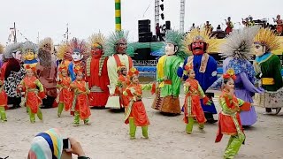 Ondel ondeL NARI Sirih kuning dan Lenggang Nyai  Komunitas Ondelondel DKI Jakarta [upl. by Waldos]