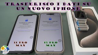 TRASFERIRE I DATI da un vecchio Iphone ad un nuovo Iphone [upl. by Sisson]