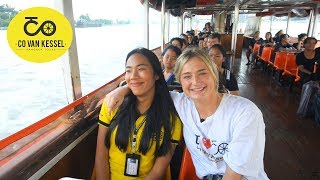 How to use the CHAO PHRAYA EXPRESS BOAT in Bangkok  Co van Kessel Guide [upl. by Aihsenot604]