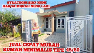 RUMAH MURAH MINIMALIS MODERN KEKINIAN TIPE 4560 STRATEGIS TIDAK BANJIR SIAP HUNI  TAMBUN SELATAN [upl. by Benjie]