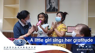 A little girl sings her gratitude [upl. by Ramedlav703]