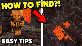 How to Find PIGLIN BASTIONS in The Nether in Minecraft 120 Easy Tips to Help You Very Easy [upl. by Mariande]