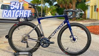 HOW TO MAKE YOUR SPECIALIZED TARMAC PRO SL7 SOUND LIKE SWORKS SL7 DT SWISS RATCHET INSTALL 54t [upl. by Maidy]