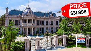 Cheapest Mansions For Sale That Anyone Could Buy [upl. by Kcirdahc]