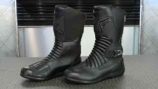 Alpinestars Supertouring GoreTex Boots  Motorcycle Superstore [upl. by Faydra755]