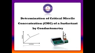 Determination of Critical Micelle Concentration CMC of a Surfactant by Conductometry [upl. by Salvay201]