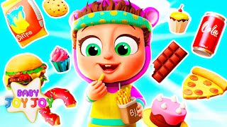 The Healthy Food Song  Eat Healthy Foods  Baby Joy Joy [upl. by Adhern]