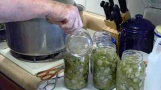 Cooking Tutorial How to Can Okra [upl. by Ehcrop]