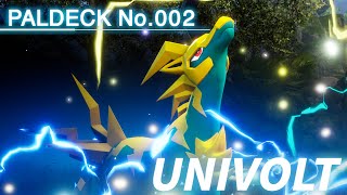 Paldeck  No002 UNIVOLT  Palworld  Gameplay  Pocketpair [upl. by Hogarth]