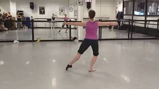 Soussous Piqué amp RelevéPassé ballet class tutorial beginner [upl. by Kilk]