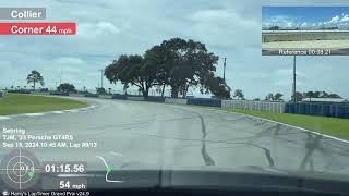 GT4RS lap at Sebring International Raceway Suncoast HPDE [upl. by Yokum]