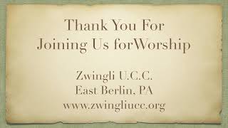 Zwingli UCC of East Berlin PA Live Stream [upl. by Ysnap]