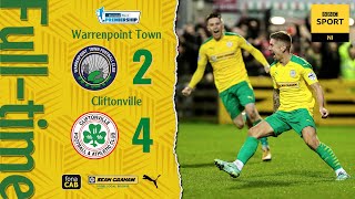 HIGHLIGHTS  Warrenpoint Town 24 Cliftonville [upl. by Yerag]