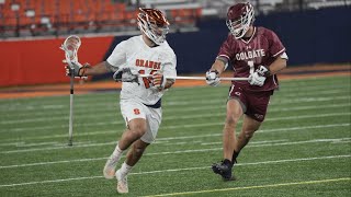 Syracuse vs Colgate Lacrosse Highlights  2024 College Lacrosse [upl. by Esnohpla]