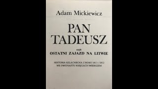 Audiobook Adam Mickiewicz quotPan Tadeuszquot  Księga czwarta  Link do Pobrania [upl. by Am]