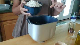 Whole Grain Wheat Bread made in a bread machine [upl. by Anahs81]