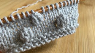 Come fare il punto Nocciolina Bobble stitch ai ferri [upl. by Fougere]