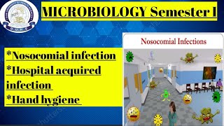 Nosocomial infection microbiology semester I lacture according to Dow ppts [upl. by Uhthna207]