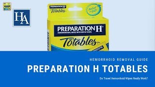 Preparation H Totables Hemorrhoidal Wipes Reviews  Do Travel Hemorrhoid Wipes Really Work [upl. by Josiah]