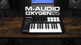 MAudio Oxygen 25 MKV MIDI Keyboard  Gear4music [upl. by Anuayek]