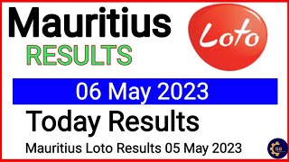 Loto Mauritius Result 06 May 2023  Dernier Tirage le 06 May 2023 [upl. by Streeto431]