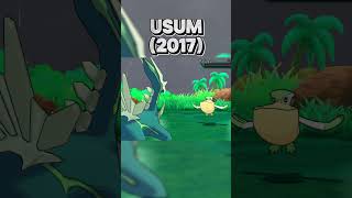 Dialga Roar Of Time Animation In All Pokemon Games shorts shiny pokemon gaming [upl. by Yhtommit627]