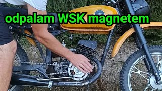 WSK odpalam magnetem ręką [upl. by Dnalsor669]