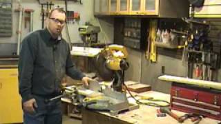 Miter Saw Safety amp Operation P2 of 2 [upl. by Dacia]