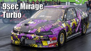 9sec Mitsubishi Mirage 18L Turbo [upl. by Reema]