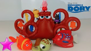 Peppa Pig abre el Playset de Baño Buscando a Dory Cambia de Color [upl. by Jeminah700]