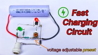 Diy 37 volt lithium battery charger with low and full battery indicator  37 volt charging module [upl. by Inohtna]