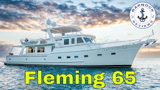 Fleming 65 Luxury Trawler Yacht  2023 Ft Lauderdale International Boat Show [upl. by Kreager]