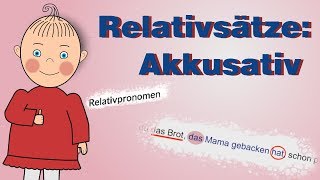 Relativsätze bilden Akkusativ  Deutsch lernen  Niveau A2B1  HD [upl. by Nuahs126]