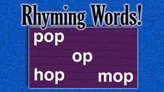 Rhyming Words Game learning game for children [upl. by Rebmyt]